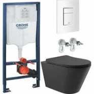 Комплект инсталляции GROHE Rapid SL 38772SH0 с унитазом Aqueduto CONE CON0140 и сиденьем с микролифтом (NW0217)