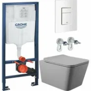 Комплект инсталляции GROHE Rapid SL 38772SH0 с унитазом Aqueduto MACIO MAC0130 и сиденьем с микролифтом (NW0218)