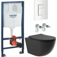 Комплект инсталляции GROHE Rapid SL 38772SH0 с унитазом Aqueduto OVO OVO0140 и сиденьем с микролифтом (NW0221)