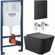 Комплект инсталляции GROHE Solido 38811KF0 с унитазом Aqueduto MACIO MAC0140 и сиденьем с микролифтом (NW0229)