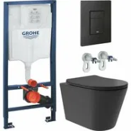 Комплект инсталляции GROHE Solido 38811KF0 с унитазом Aqueduto CONE Plus CONT0240 и сиденьем с микролифтом (NW0233)
