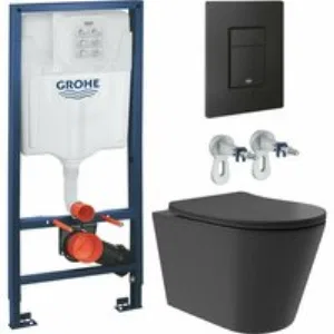 Комплект инсталляции GROHE Solido 38811KF0 с унитазом Aqueduto CONE Plus CONT0240 и сиденьем с микролифтом (NW0233) Комплект инсталляции GROHE Solido 38811KF0 с унитазом Aqueduto CONE Plus CONT0240 и сиденьем с микролифтом (NW0233)