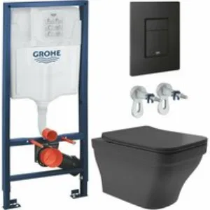 Комплект инсталляции GROHE Solido 38811KF0 с унитазом Aqueduto ESTETA EST0140 и сиденьем с микролифтом (NW0235) Комплект инсталляции GROHE Solido 38811KF0 с унитазом Aqueduto ESTETA EST0140 и сиденьем с микролифтом (NW0235)
