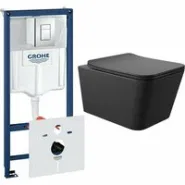 Комплект инсталляции GROHE Rapid SL 38775001 с унитазом Aqueduto MACIO MAC0140 и сиденьем с микролифтом (NW0239)