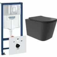 Комплект инсталляции GROHE Rapid SL 38775001 с унитазом Aqueduto MACIO Plus MACТ0240 и сиденьем с микролифтом (NW0244)