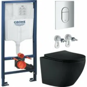 Комплект инсталляции GROHE Rapid SL NW0145/S с унитазом Aquatek ЕВРОПА AQ1901-MB и сиденьем с микролифтом (NW0248) Комплект инсталляции GROHE Rapid SL NW0145/S с унитазом Aquatek ЕВРОПА AQ1901-MB и сиденьем с микролифтом (NW0248)