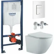 Комплект инсталляции GROHE Rapid SL 38772SH0 с унитазом Aquatek ЕВРОПА AQ1901-MW и сиденьем с микролифтом (NW0253)