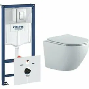 Комплект инсталляции GROHE Rapid SL 38775001 с унитазом Aquatek ЕВРОПА AQ1901-MW и сиденьем с микролифтом (NW0265) Комплект инсталляции GROHE Rapid SL 38775001 с унитазом Aquatek ЕВРОПА AQ1901-MW и сиденьем с микролифтом (NW0265)