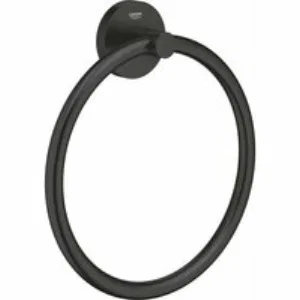 Кольцо для полотенца GROHE Essentials, черный матовый (1024612430) Кольцо для полотенца GROHE Essentials, черный матовый (1024612430)