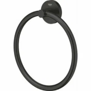 Кольцо для полотенца GROHE Essentials, черный матовый (1024612430) Кольцо для полотенца GROHE Essentials, черный матовый (1024612430)