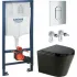 Комплект инсталляции GROHE Rapid SL NW0145/S с унитазом AQUAme AQM2001MB и сиденьем с микролифтом (NW0270) Комплект инсталляции GROHE Rapid SL NW0145/S с унитазом AQUAme AQM2001MB и сиденьем с микролифтом (NW0270)