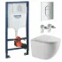 Комплект инсталляции GROHE Rapid SL NW0145/S с унитазом AQUAme AQM2002L и сиденьем с микролифтом, смыв Quiet (NW0271) Комплект инсталляции GROHE Rapid SL NW0145/S с унитазом AQUAme AQM2002L и сиденьем с микролифтом, смыв Quiet (NW0271)