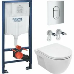 Комплект инсталляции GROHE Rapid SL NW0145/S с унитазом AQUAme AQM2011 и сиденьем с микролифтом (NW0278) Комплект инсталляции GROHE Rapid SL NW0145/S с унитазом AQUAme AQM2011 и сиденьем с микролифтом (NW0278)