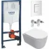 Комплект инсталляции GROHE Rapid SL 38772SH0 с унитазом AQUAme AQM2013PRO и сиденьем с микролифтом, смыв Invisible (NW0292) Комплект инсталляции GROHE Rapid SL 38772SH0 с унитазом AQUAme AQM2013PRO и сиденьем с микролифтом, смыв Invisible (NW0292)