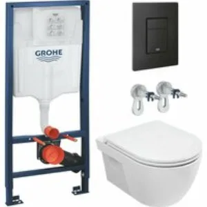 Комплект инсталляции GROHE Solido 38811KF0 с унитазом AQUAme AQM2011 и сиденьем с микролифтом (NW0302) Комплект инсталляции GROHE Solido 38811KF0 с унитазом AQUAme AQM2011 и сиденьем с микролифтом (NW0302)