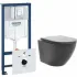 Комплект инсталляции GROHE Rapid SL 38775001 с унитазом AQUAme AQM2002MB и сиденьем с микролифтом (NW0308) Комплект инсталляции GROHE Rapid SL 38775001 с унитазом AQUAme AQM2002MB и сиденьем с микролифтом (NW0308)
