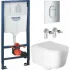 Комплект инсталляции GROHE Rapid SL NW0145/S с унитазом Aquatek ЛУГАНО AQ2002-00 и сиденьем с микролифтом (NW0322) Комплект инсталляции GROHE Rapid SL NW0145/S с унитазом Aquatek ЛУГАНО AQ2002-00 и сиденьем с микролифтом (NW0322)