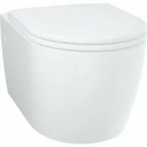 Подвесной унитаз GROHE Bau Ceramic с сиденьем с микролифтом, альпин-белый (103860SH00) Подвесной унитаз GROHE Bau Ceramic с сиденьем с микролифтом, альпин-белый (103860SH00)