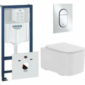 Комплект инсталляции GROHE Rapid SL NW0145/S с унитазом Aquatek КВАДРО AQ1515T-00 и сиденьем с микролифтом (NW0338) Комплект инсталляции GROHE Rapid SL NW0145/S с унитазом Aquatek КВАДРО AQ1515T-00 и сиденьем с микролифтом (NW0338)