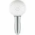 Ручной душ GROHE Purefoam 110, 7,6 л/мин, 2 режима, хром/белый (1072980000) Ручной душ GROHE Purefoam 110, 7,6 л/мин, 2 режима, хром/белый (1072980000)