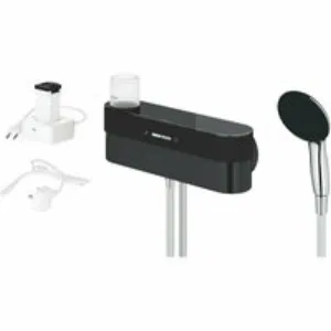 Душевой набор GROHE Purefoam, 2 режима, 1750 мм, 7,6 л/мин, хром/черный (1033670000) Душевой набор GROHE Purefoam, 2 режима, 1750 мм, 7,6 л/мин, хром/черный (1033670000)