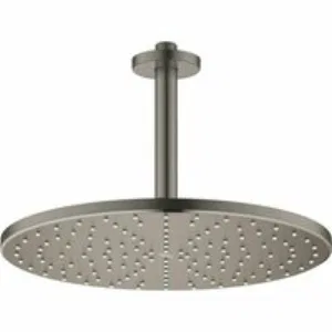 Верхний душ GROHE Rainshower 310 Mono с душевым кронштейном, темный графит матовый (26560AL0) Верхний душ GROHE Rainshower 310 Mono с душевым кронштейном, темный графит матовый (26560AL0)