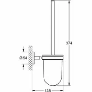 Набор аксессуаров GROHE BauCosmopolitan, хром (NA0008) Набор аксессуаров GROHE BauCosmopolitan, хром (NA0008)