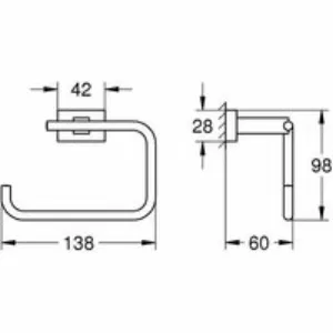 Набор аксессуаров GROHE Essentials Cube, хром (NA0013) Набор аксессуаров GROHE Essentials Cube, хром (NA0013)