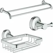 Набор аксессуаров GROHE Essentials Authentic, хром (NA0015)