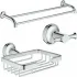Набор аксессуаров GROHE Essentials Authentic, хром (NA0015) Набор аксессуаров GROHE Essentials Authentic, хром (NA0015)