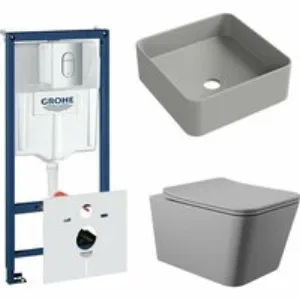 Комплект инсталляции GROHE Rapid SL NW0145/S с унитазом Aqueduto MACIO MAC0130 и раковиной Aqueduto ESPIRAL ESP0330 (NW0365) Комплект инсталляции GROHE Rapid SL NW0145/S с унитазом Aqueduto MACIO MAC0130 и раковиной Aqueduto ESPIRAL ESP0330 (NW0365)