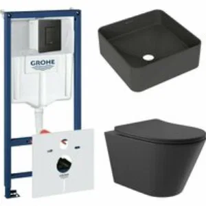 Комплект инсталляции GROHE Solido 38811KF0 с унитазом Aqueduto CONE CON0140 и раковиной Aqueduto ESPIRAL ESP0340 (NW0391) Комплект инсталляции GROHE Solido 38811KF0 с унитазом Aqueduto CONE CON0140 и раковиной Aqueduto ESPIRAL ESP0340 (NW0391)