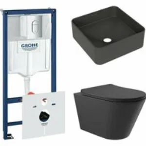 Комплект инсталляции GROHE Rapid SL NW0145/S с унитазом Aqueduto CONE CON0140 и раковиной Aqueduto ESPIRAL ESP0340 (NW0393) Комплект инсталляции GROHE Rapid SL NW0145/S с унитазом Aqueduto CONE CON0140 и раковиной Aqueduto ESPIRAL ESP0340 (NW0393)