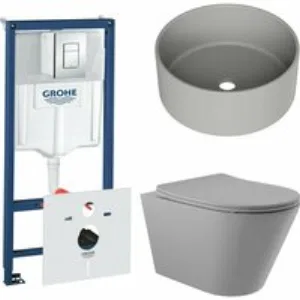 Комплект инсталляции GROHE Rapid SL 38775001 с унитазом Aqueduto CONE CON0130 и раковиной Aqueduto ESPIRAL D400 ESP0130 (NW0406) Комплект инсталляции GROHE Rapid SL 38775001 с унитазом Aqueduto CONE CON0130 и раковиной Aqueduto ESPIRAL D400 ESP0130 (NW0406)