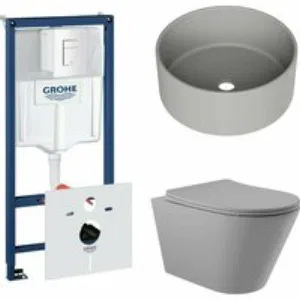Комплект инсталляции GROHE Rapid SL 38772SH0 с унитазом Aqueduto CONE CON0130 и раковиной Aqueduto ESPIRAL D400 ESP0130 (NW0408) Комплект инсталляции GROHE Rapid SL 38772SH0 с унитазом Aqueduto CONE CON0130 и раковиной Aqueduto ESPIRAL D400 ESP0130 (NW0408)