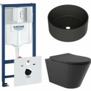 Комплект инсталляции GROHE Rapid SL NW0145/S с унитазом Aqueduto CONE CON0140 и раковиной Aqueduto ESPIRAL D400 ESP0140 (NW0433) Комплект инсталляции GROHE Rapid SL NW0145/S с унитазом Aqueduto CONE CON0140 и раковиной Aqueduto ESPIRAL D400 ESP0140 (NW0433)