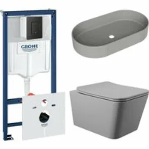 Комплект инсталляции GROHE Solido 38811KF0 с унитазом Aqueduto MACIO MAC0130 и раковиной Aqueduto ESPIRAL ESP0230 (NW0443) Комплект инсталляции GROHE Solido 38811KF0 с унитазом Aqueduto MACIO MAC0130 и раковиной Aqueduto ESPIRAL ESP0230 (NW0443)