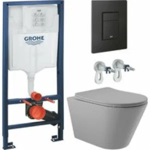 Комплект инсталляции GROHE Solido 38811KF0 с унитазом Aqueduto CONE CON0130 и раковиной Aqueduto ESPIRAL ESP0230 ( NW0447) Комплект инсталляции GROHE Solido 38811KF0 с унитазом Aqueduto CONE CON0130 и раковиной Aqueduto ESPIRAL ESP0230 ( NW0447)