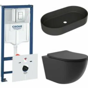 Комплект инсталляции GROHE Rapid SL 38775001 с унитазом Aqueduto OVO OVO0140 и раковиной Aqueduto ESPIRAL ESP0240 (NW0462) Комплект инсталляции GROHE Rapid SL 38775001 с унитазом Aqueduto OVO OVO0140 и раковиной Aqueduto ESPIRAL ESP0240 (NW0462)