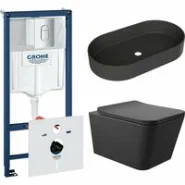 Комплект инсталляции GROHE Rapid SL NW0145/S с унитазом Aqueduto MACIO MAC0140 и раковиной Aqueduto ESPIRAL ESP0240 (NW0469)