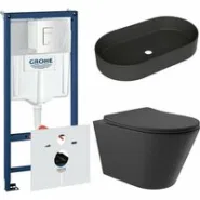 Комплект инсталляции GROHE Rapid SL 38772SH0 с унитазом Aqueduto CONE CON0140 и раковиной Aqueduto ESPIRAL ESP0240 (NW0472)