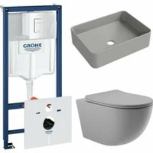 Комплект инсталляции GROHE Rapid SL 38772SH0 с унитазом Aqueduto OVO OVO0130 и раковиной Aqueduto ESPIRAL ESP0430 (NW0480) Комплект инсталляции GROHE Rapid SL 38772SH0 с унитазом Aqueduto OVO OVO0130 и раковиной Aqueduto ESPIRAL ESP0430 (NW0480)