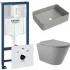 Комплект инсталляции GROHE Rapid SL 38772SH0 с унитазом Aqueduto CONE CON0130 и раковиной Aqueduto ESPIRAL ESP0430 (NW0488) Комплект инсталляции GROHE Rapid SL 38772SH0 с унитазом Aqueduto CONE CON0130 и раковиной Aqueduto ESPIRAL ESP0430 (NW0488)