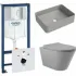 Комплект инсталляции GROHE Rapid SL NW0145/S с унитазом Aqueduto CONE CON0130 и раковиной Aqueduto ESPIRAL ESP0430 (NW0489) Комплект инсталляции GROHE Rapid SL NW0145/S с унитазом Aqueduto CONE CON0130 и раковиной Aqueduto ESPIRAL ESP0430 (NW0489)