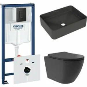 Комплект инсталляции GROHE Solido 38811KF0 с унитазом Aqueduto OVO Plus OVOT0240 и раковиной Aqueduto ESPIRAL ESP0440 (NW0499) Комплект инсталляции GROHE Solido 38811KF0 с унитазом Aqueduto OVO Plus OVOT0240 и раковиной Aqueduto ESPIRAL ESP0440 (NW0499)
