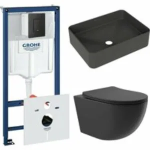 Комплект инсталляции GROHE Solido 38811KF0 с унитазом Aqueduto OVO OVO0140 и раковиной Aqueduto ESPIRAL ESP0440 (NW0503) Комплект инсталляции GROHE Solido 38811KF0 с унитазом Aqueduto OVO OVO0140 и раковиной Aqueduto ESPIRAL ESP0440 (NW0503)