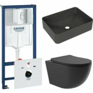 Комплект инсталляции GROHE Rapid SL NW0145/S с унитазом Aqueduto OVO OVO0140 и раковиной Aqueduto ESPIRAL ESP0440 (NW0505) Комплект инсталляции GROHE Rapid SL NW0145/S с унитазом Aqueduto OVO OVO0140 и раковиной Aqueduto ESPIRAL ESP0440 (NW0505)