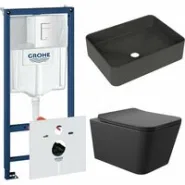 Комплект инсталляции GROHE Rapid SL 38772SH0 с унитазом Aqueduto MACIO MAC0140 и раковиной Aqueduto ESPIRAL ESP0440 (NW0508)