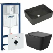 Комплект инсталляции GROHE Rapid SL NW0145/S с унитазом Aqueduto MACIO MAC0140 и раковиной Aqueduto ESPIRAL ESP0440 (NW0509)