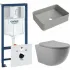 Комплект инсталляции GROHE Rapid SL 3 в 1 (NW0145/S) с унитазом Aqueduto OVO и раковиной Aqueduto ESPIRAL ESP0430 (NW0481) Комплект инсталляции GROHE Rapid SL 3 в 1 (NW0145/S) с унитазом Aqueduto OVO и раковиной Aqueduto ESPIRAL ESP0430 (NW0481)